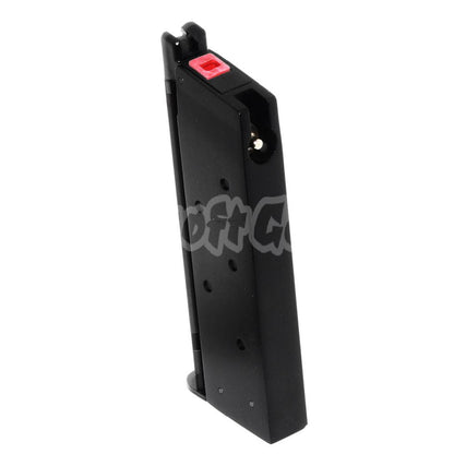 Armorer Works AW 13rd Gas Magazine for AW COMPACT NE10 Series / WE Single Stack Mini 1911 GBB Pistol Airsoft Black