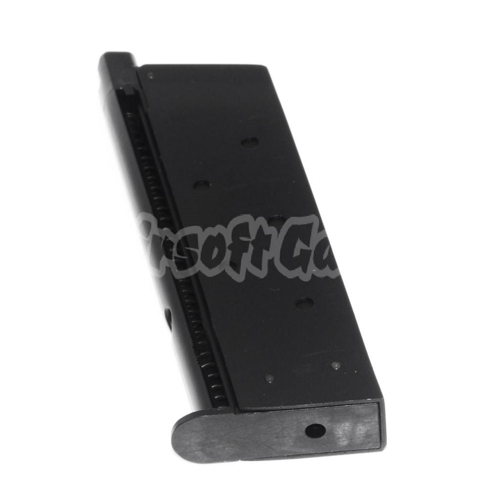 Armorer Works AW 13rd Gas Magazine for AW COMPACT NE10 Series / WE Single Stack Mini 1911 GBB Pistol Airsoft Black