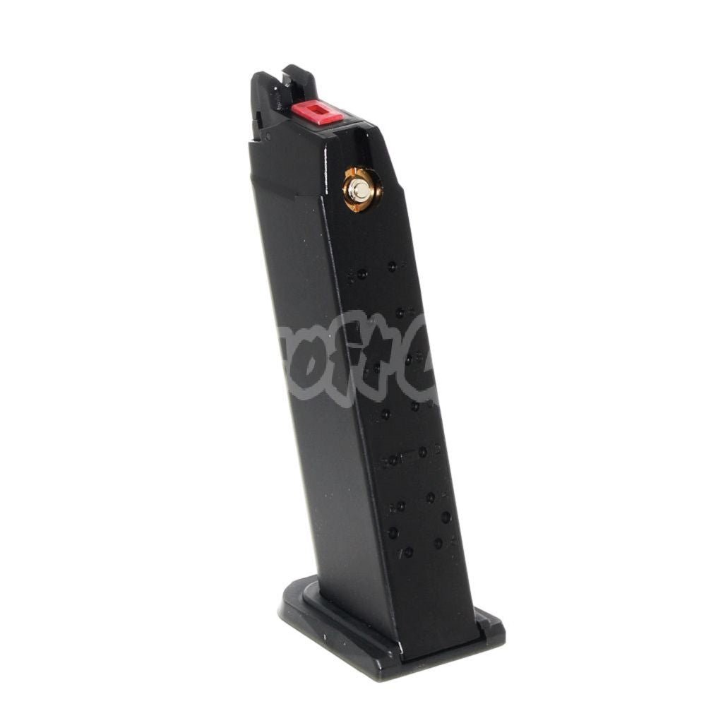 Airsoft Armorer Works AW 25rd Gas Magazine for ISSC M22 / EMG SAI BLU / APS / ARMY / BELL / UMAREX / Elite force / VFC / AW / WE / Tokyo Marui G17 G18C G-Series GBB Pistol Black