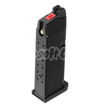Armorer Works AW 23rd MOS Gas Magazine for Standard Slide Version EMG SAI BLU COMPACT WE AW VX9 G19 GBB Pistol Black