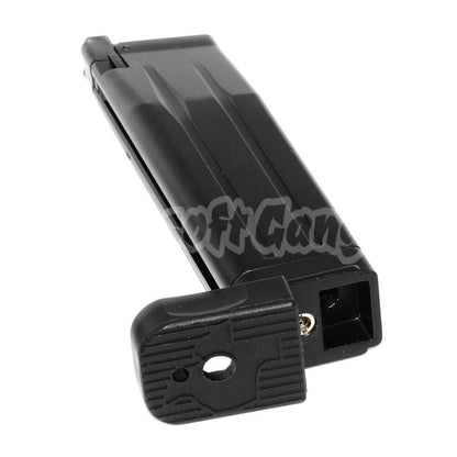 Airsoft EMG STI™ 2011 DVC3 30rd Gas Magazine for ARMY R501 R601 / KJ KP-05 / Zeon / EMG SAI STI TTI / AW / WE / Tokyo Marui Hi-Capa GBB Pistol Black