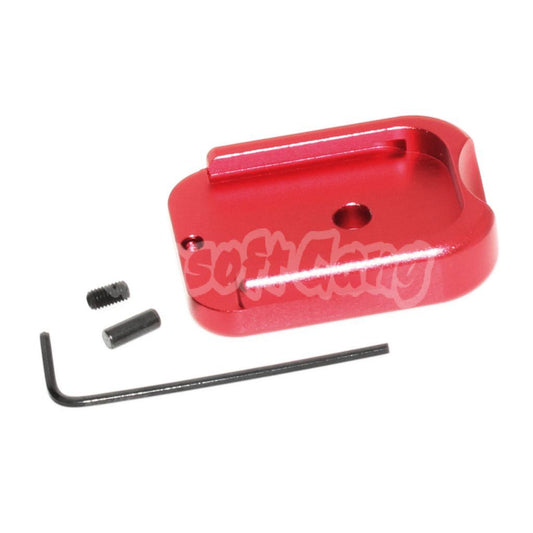 Airsoft Armorer Works AW Custom CNC Magazine Base Plate for Hi-Capa GBB Gas Magazine Red