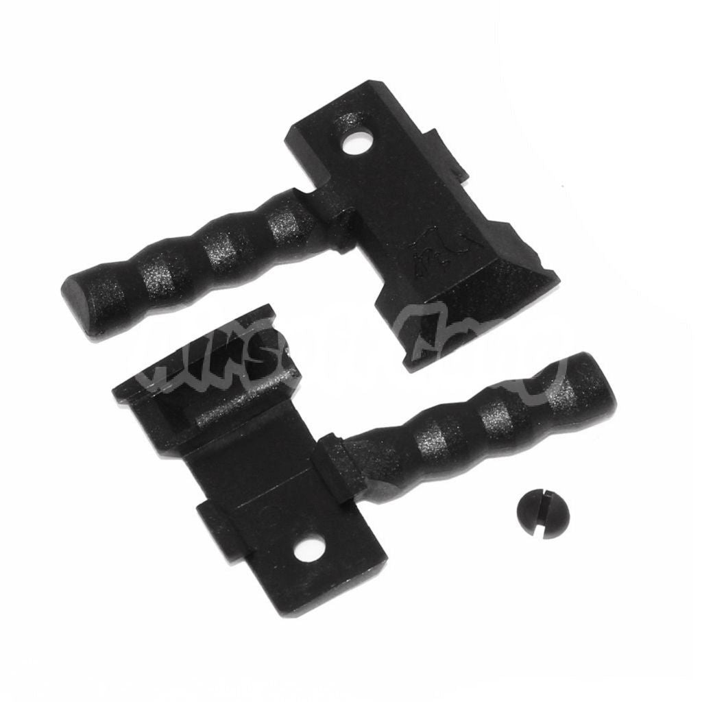 Armorer Works AW Custom IPSC Speed Cocking Handle Set (Left Right) For EMG / AW / WE / Tokyo Marui Hi-Capa Series GBB Pistol Black