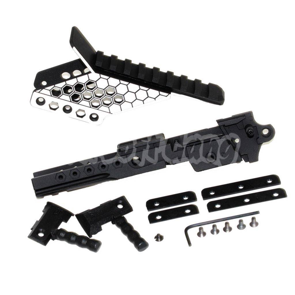 Armorer Works AW Pre-drilled HX Middle Frame with Optics Mount and Speed Cocking Handle For AW WE Tokyo Marui Hi-Capa Series GBB Pistols