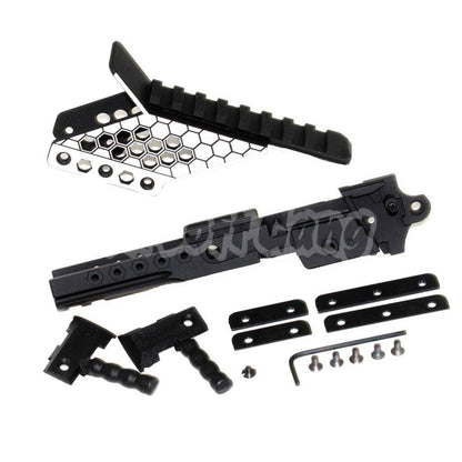 Armorer Works AW Pre-drilled HX Middle Frame with Optics Mount and Speed Cocking Handle For AW WE Tokyo Marui Hi-Capa Series GBB Pistols