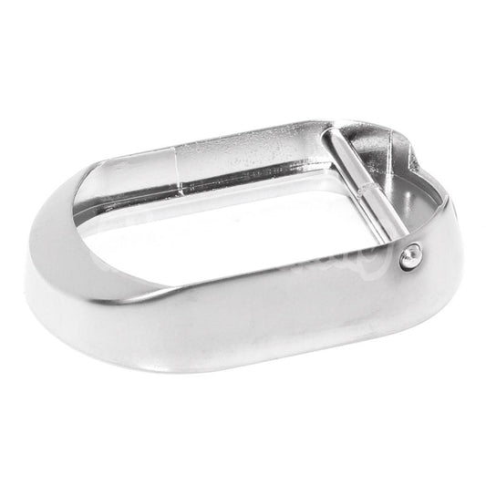 Airsoft Armorer Works AW HX Slimline Flared Extended Magwell For AW WE Hi-Capa GBB Pistol Silver