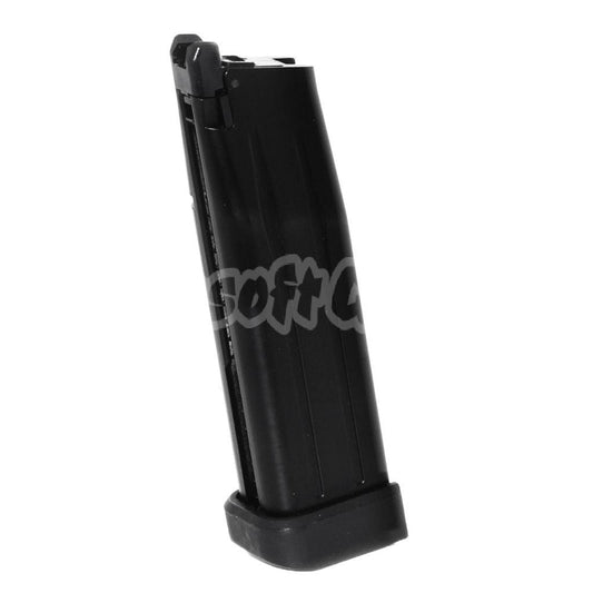 Airsoft WE (WE-TECH) 30rd Gas Magazine for ARMY R501 R601 / KJ KP-05 / Zeon / EMG SAI STI TTI / AW / WE / Tokyo Marui Hi-Capa GBB Pistol Black