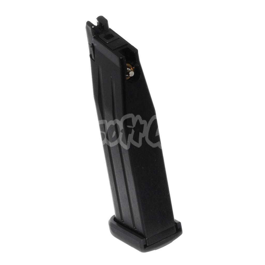 Airsoft WE (WE-TECH) 30rd Gas Magazine 4.3 for ARMY R501 R601 / KJ KP-05 / Zeon / EMG SAI STI TTI / AW / WE / Tokyo Marui Hi-Capa GBB Pistol Black