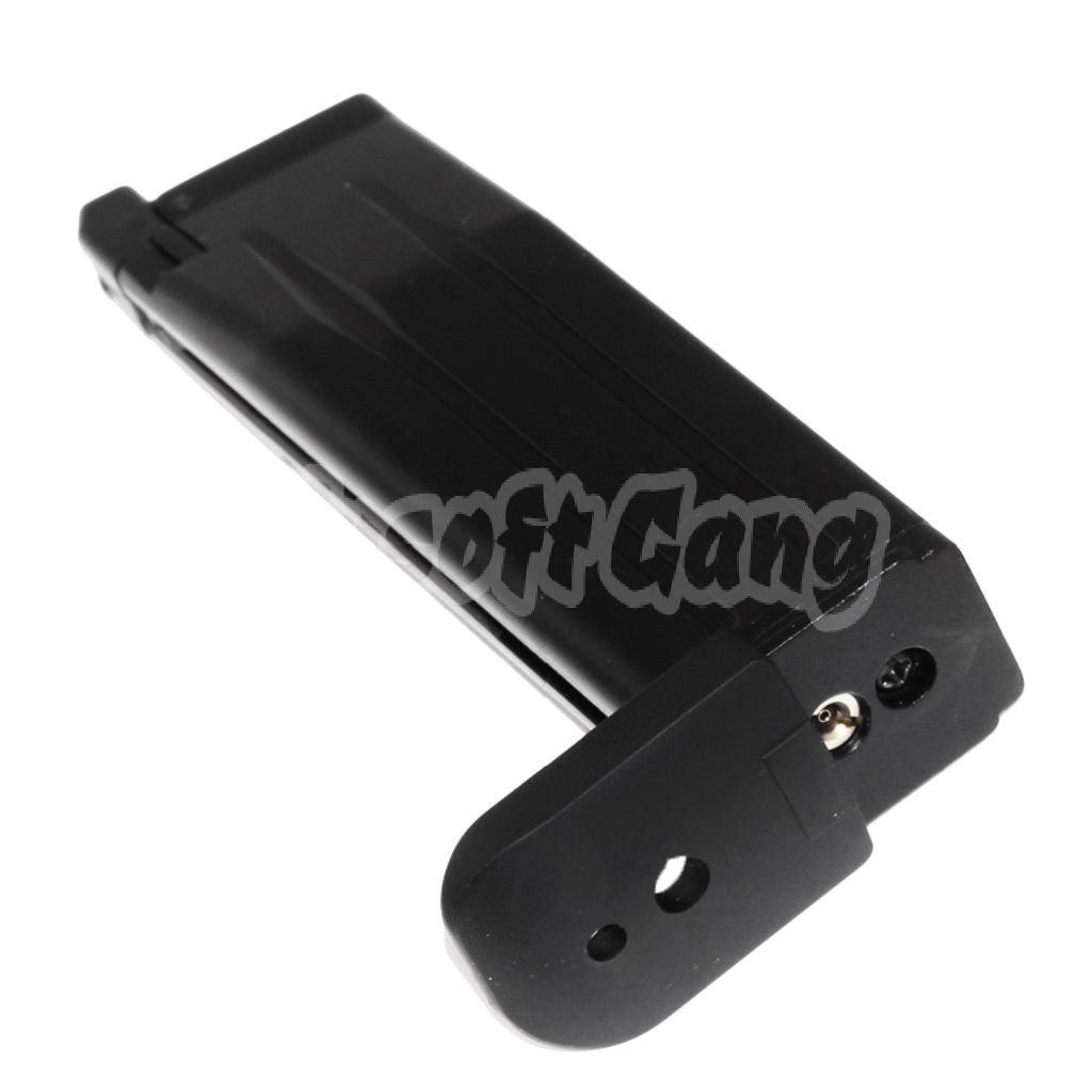 Airsoft WE (WE-TECH) 30rd Gas Magazine 4.3 for ARMY R501 R601 / KJ KP-05 / Zeon / EMG SAI STI TTI / AW / WE / Tokyo Marui Hi-Capa GBB Pistol Black