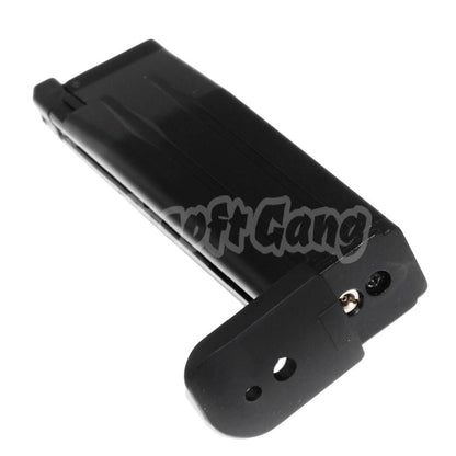 Airsoft WE (WE-TECH) 30rd Gas Magazine 4.3 for ARMY R501 R601 / KJ KP-05 / Zeon / EMG SAI STI TTI / AW / WE / Tokyo Marui Hi-Capa GBB Pistol Black