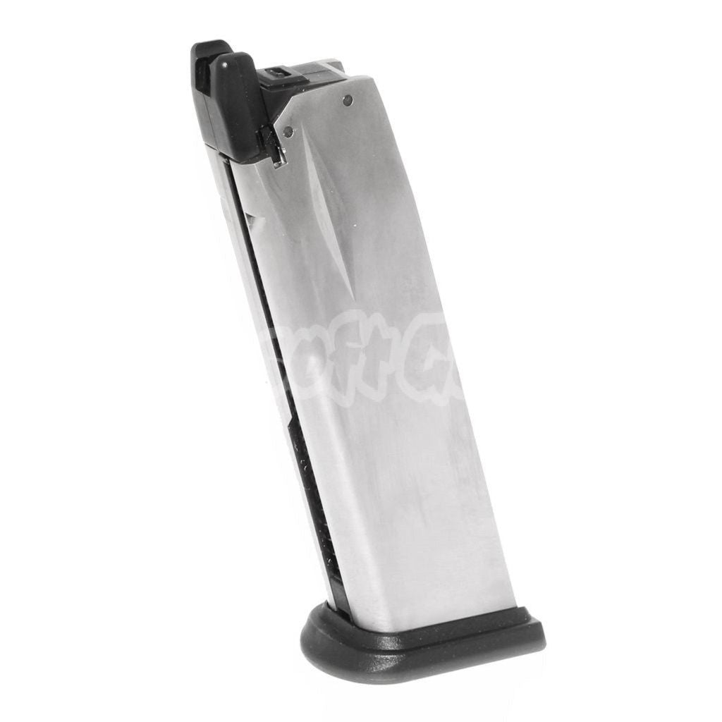 Airsoft Air Venturi Springfield Armory 25rd Gas Magazine for WE(WE-TECH) Air Venturi Springfield Armory XDM Series GBB Pistol Silver