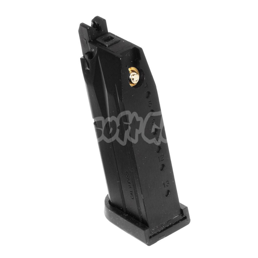 Airsoft WE (WE-TECH) 20rd Short Type Gas Magazine for WE Bulldog PX4 Compact GBB Pistol Black
