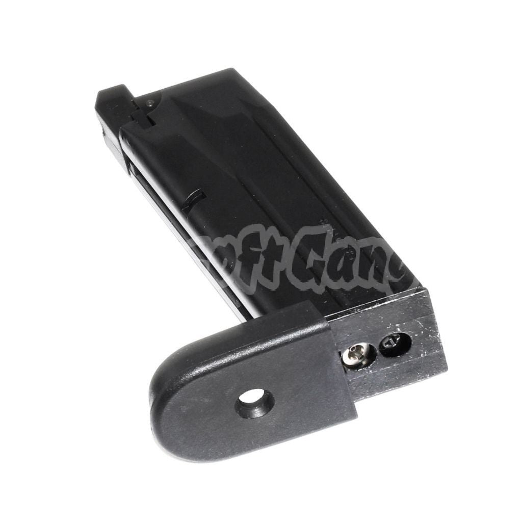Airsoft WE (WE-TECH) 20rd Short Type Gas Magazine for WE Bulldog PX4 Compact GBB Pistol Black