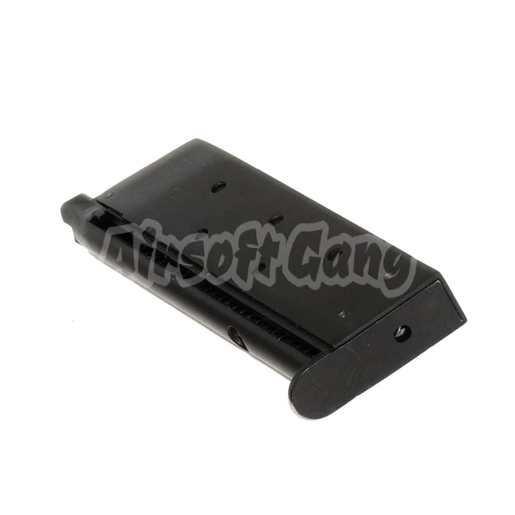 WE (WE-TECH) 13rd Gas Magazine for AW COMPACT NE10 Series / WE Single Stack Mini 1911 GBB Pistol Airsoft Black