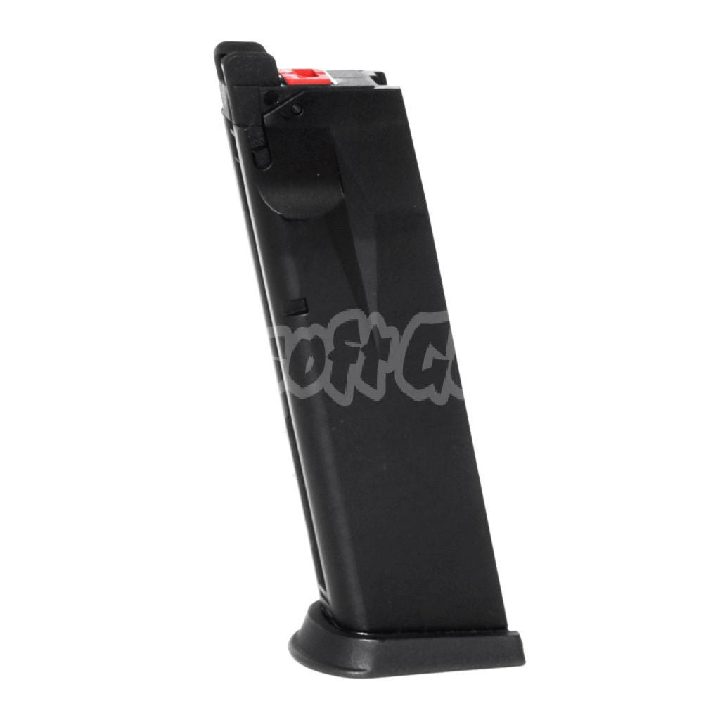 Airsoft Cybergun Swiss Arms 20rd Gas Magazine for WE F228 F229 Swiss Arms P229 GBB Pistol Black