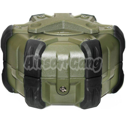 Airsoft WE 350rd Gas Drum Magazine for AW MB Series / KJW / WE / Tokyo Marui M9 M92 GBB Pistol Black/OD/Black