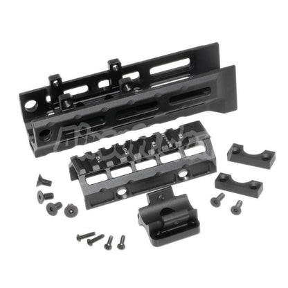 Airsoft 5KU 153mm M-LOK Universal Handguard Kit Rail System for LCT GHK CYMA D-BOYS E&L AK47 AK74 Series Airsoft Rifle Black