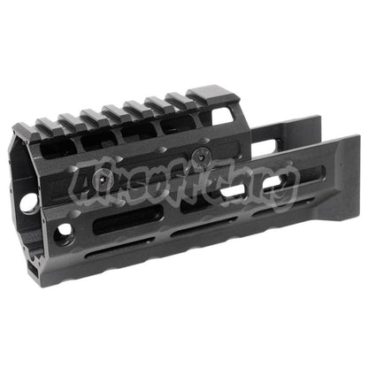 Airsoft 5KU 153mm M-LOK Universal Handguard Kit Rail System for LCT GHK CYMA D-BOYS E&L AK47 AK74 Series Airsoft Rifle Black