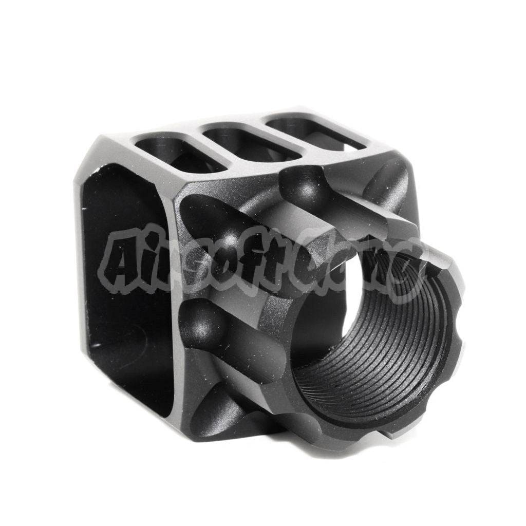 5KU CNC Aluminium LAF-24 Style Muzzle Brake Flash Hider +24mm CW Black