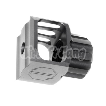 5KU CNC Aluminium LAF-24 Style Muzzle Brake Flash Hider +24mm CW Black
