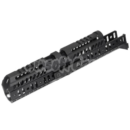 Airsoft 5KU 295mm SPORT 4 Modular Handguard Kit Rail System for D-BOYS GHK LCT AKM AK74 Series Airsoft Rifle Black