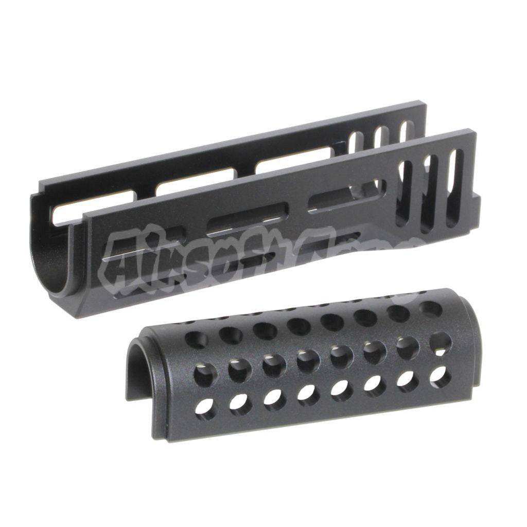CYMA 155mm CNC Aluminum Upper Lower M-LOK Handguard Type-B For CYMA AK47 Series AEG Rifle