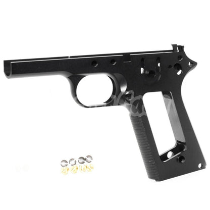 KF CNC Aluminum 1911 Lower Frame For Tokyo Marui M1911 Series GBB Pistol Black