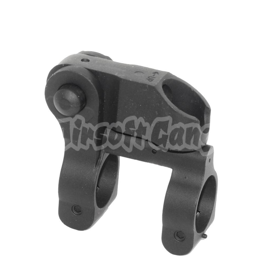 JG Golden Eagle SPR Style Tactical Flip Up Front Sight For M4 M16 Series AEG Rifle Black