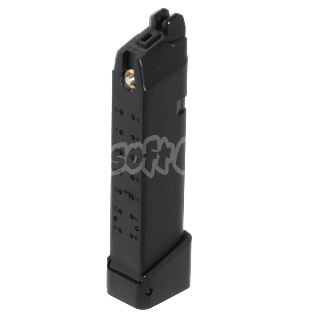 25rd Gas Magazine for ISSC M22 / EMG SAI BLU / APS / ARMY / BELL 768 / UMAREX / Elite force / VFC / AW / WE / Tokyo Marui G17 G18C G34 G35 G-Series GBB Pistol Black