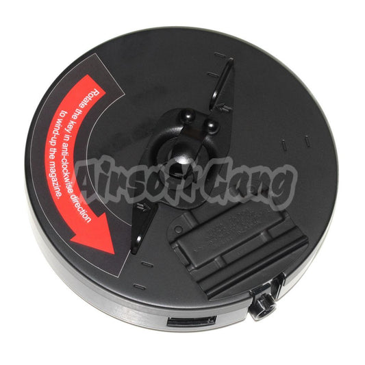 Airsoft King Arms 450rd Drum Magazine For Tokyo Marui King Arms Thompson M1A1 M1928 Chicago AEG Rifle