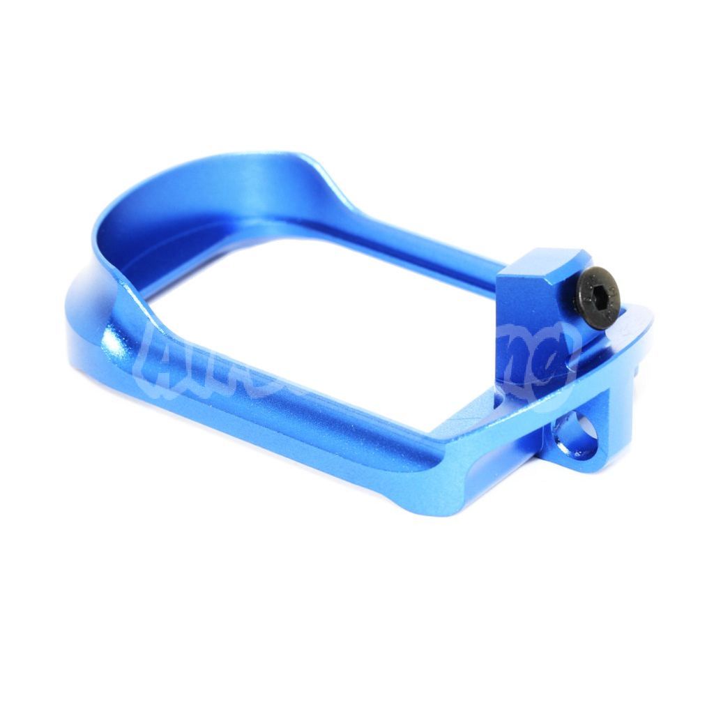 Airsoft 5KU CNC Aluminum Magwell Type-1 for Action Army AAP-01 GBB Pistol Blue