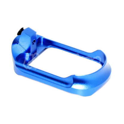 Airsoft 5KU CNC Aluminum Magwell Type-1 for Action Army AAP-01 GBB Pistol Blue