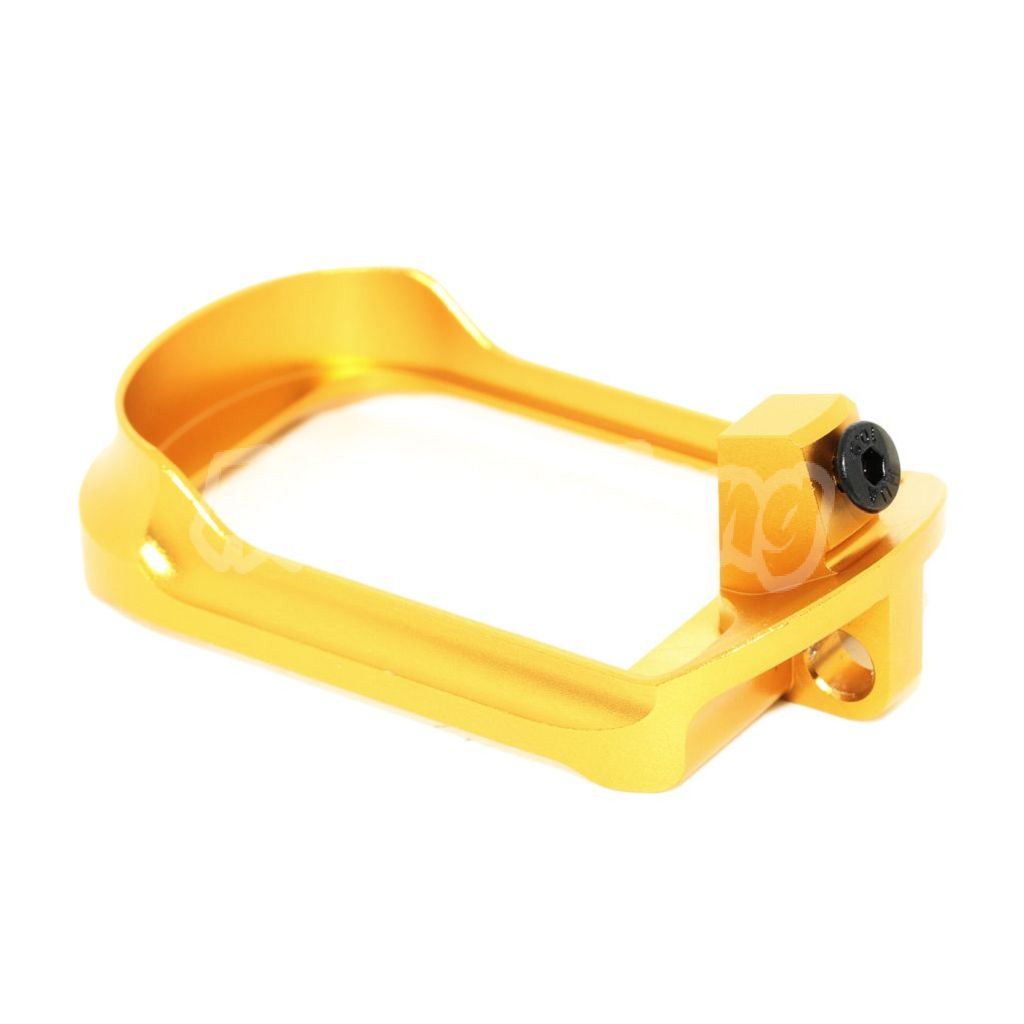 Airsoft 5KU CNC Aluminum Magwell Type-1 for Action Army AAP-01 GBB Pistol Gold