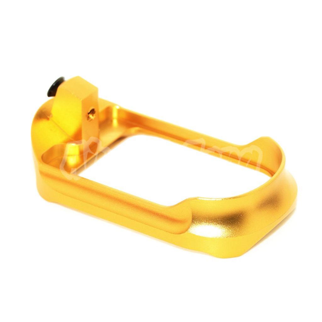 Airsoft 5KU CNC Aluminum Magwell Type-1 for Action Army AAP-01 GBB Pistol Gold