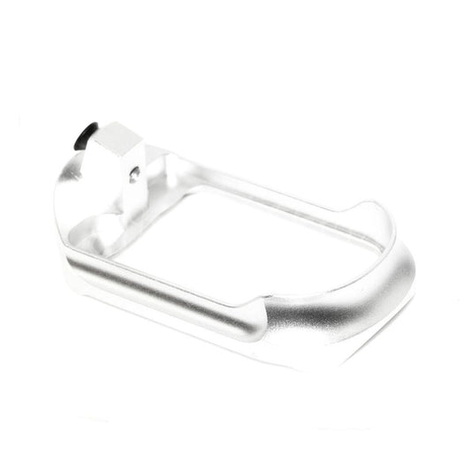 Airsoft 5KU CNC Aluminum Magwell Type-1 for Action Army AAP-01 GBB Pistol Silver