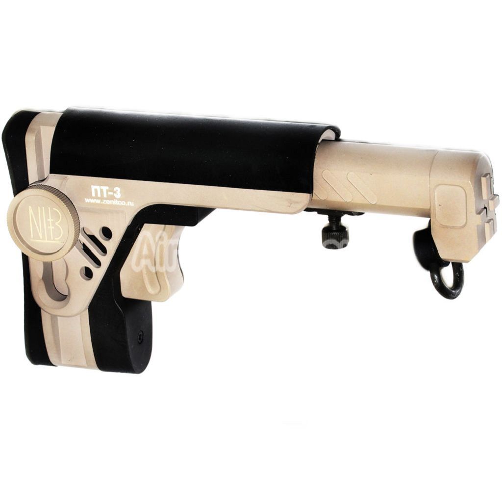 エアガン 5KU PT-3 AK 伸縮式サイド折りたたみストック CYMA D-Boys LCT GHK AK シリーズ AEG GBB ライフル用