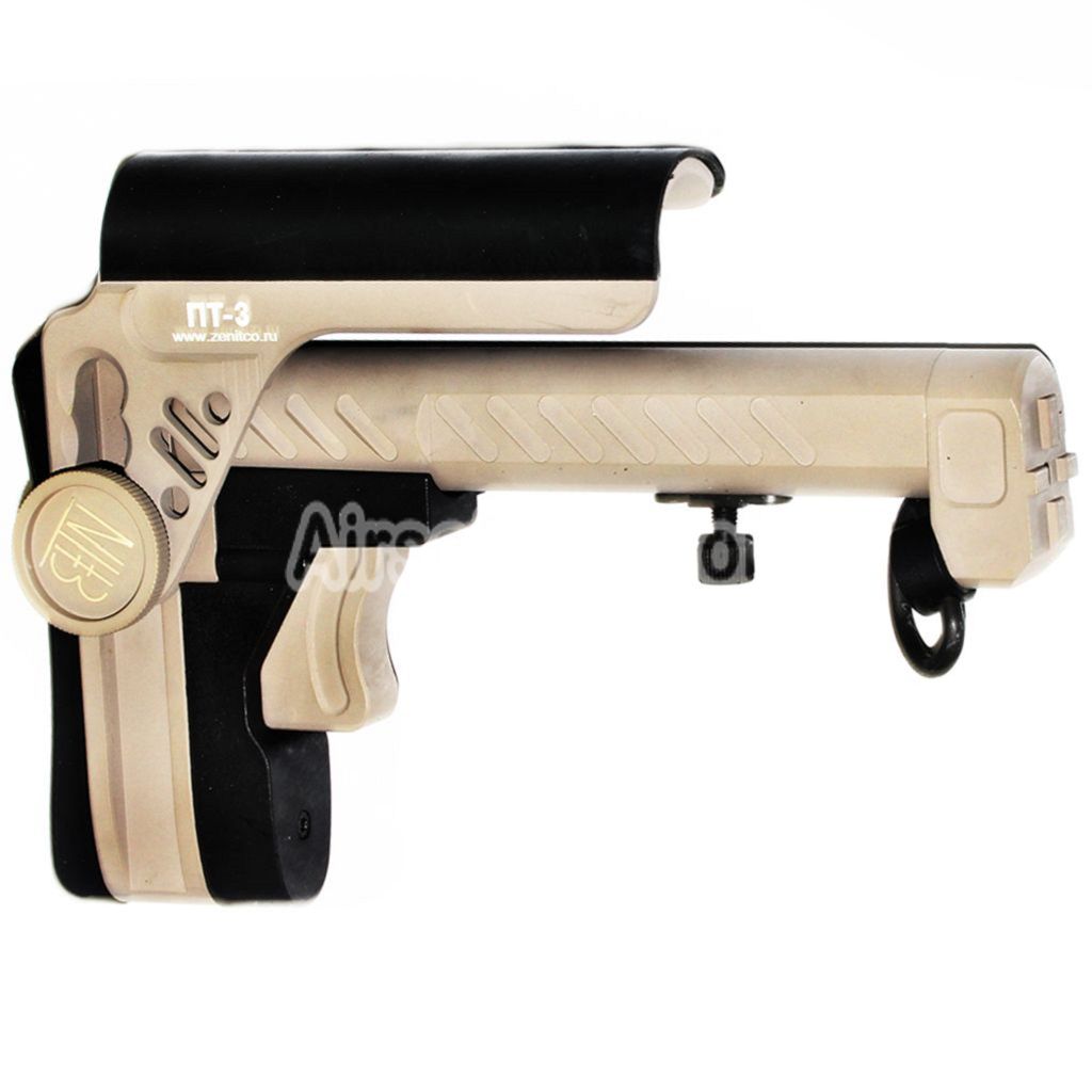 エアガン 5KU PT-3 AK 伸縮式サイド折りたたみストック CYMA D-Boys LCT GHK AK シリーズ AEG GBB ライフル用