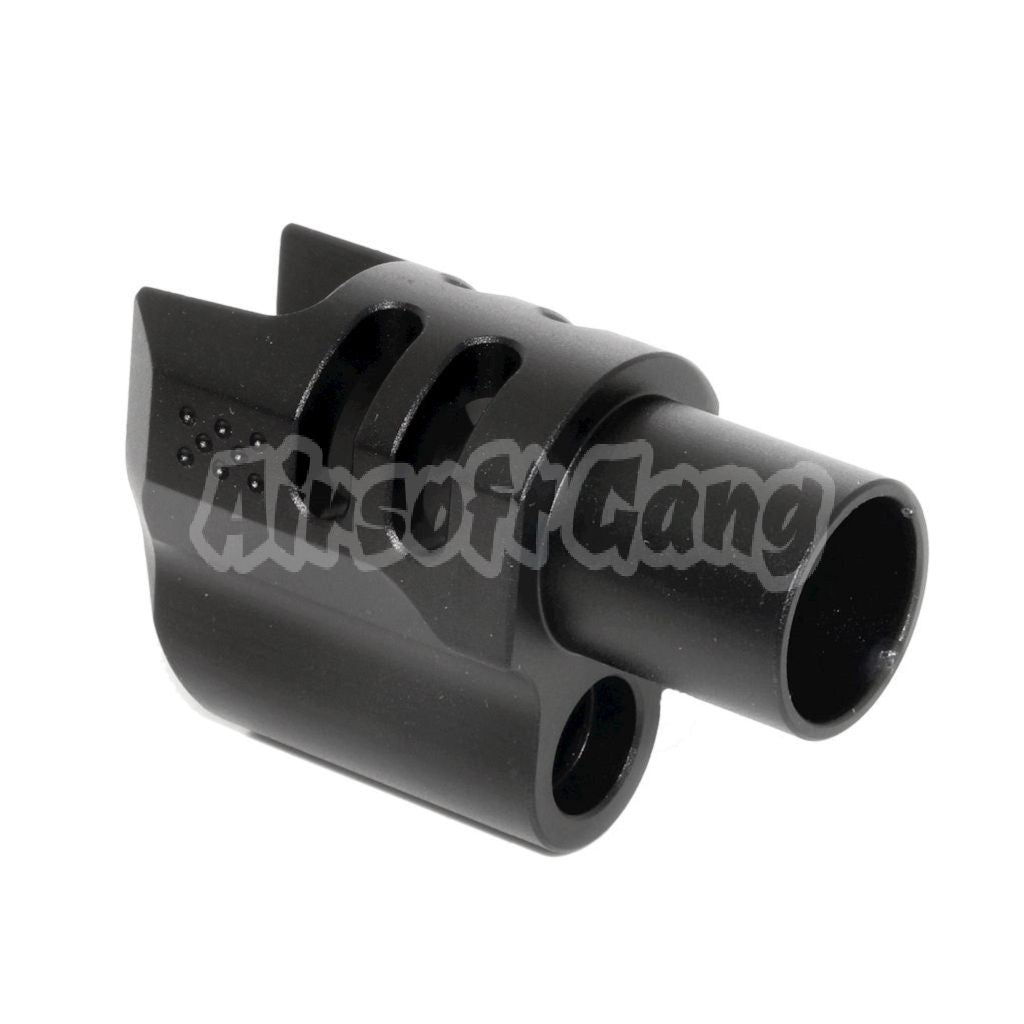Airsoft 5KU Front Kit Compensator Type 6 for Tokyo Marui 1911 GBB Pistol Black