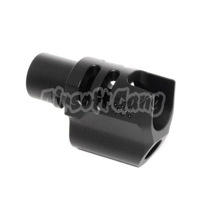 Airsoft 5KU Front Kit Compensator Type 6 for Tokyo Marui 1911 GBB Pistol Black
