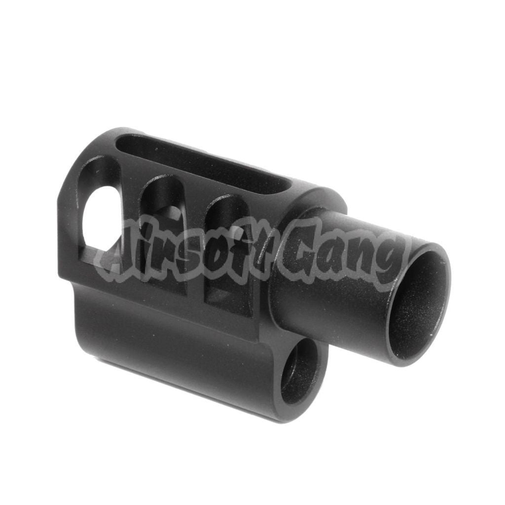 Airsoft 5KU Front Kit Compensator Type 7 for Tokyo Marui 1911 GBB Pistol Black