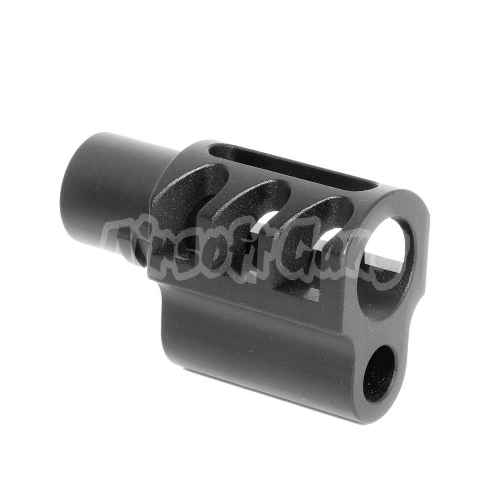 Airsoft 5KU Front Kit Compensator Type 7 for Tokyo Marui 1911 GBB Pistol Black