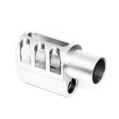 Airsoft 5KU Front Kit Compensator Type 7 for Tokyo Marui 1911 GBB Pistol Silver