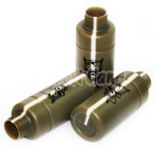 Airsoft APS HAKKOTSU 3pcs Thunder B Co2 Sound Grenade Devil Shell Bottle Package with Core