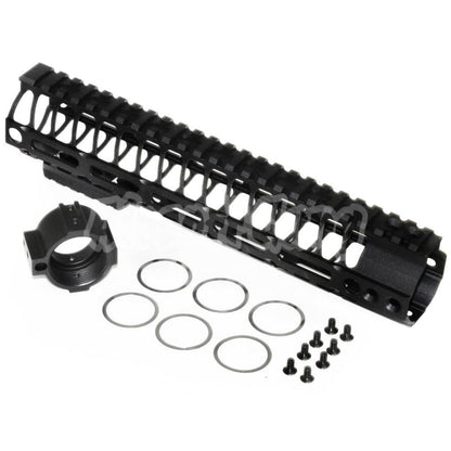Airsoft CYMA 256mm 10" Inches M-LOK RAS Handguard Rail System for CYMA VFC GHK Tokyo Marui M4 M16 Series AEG Rifle Black