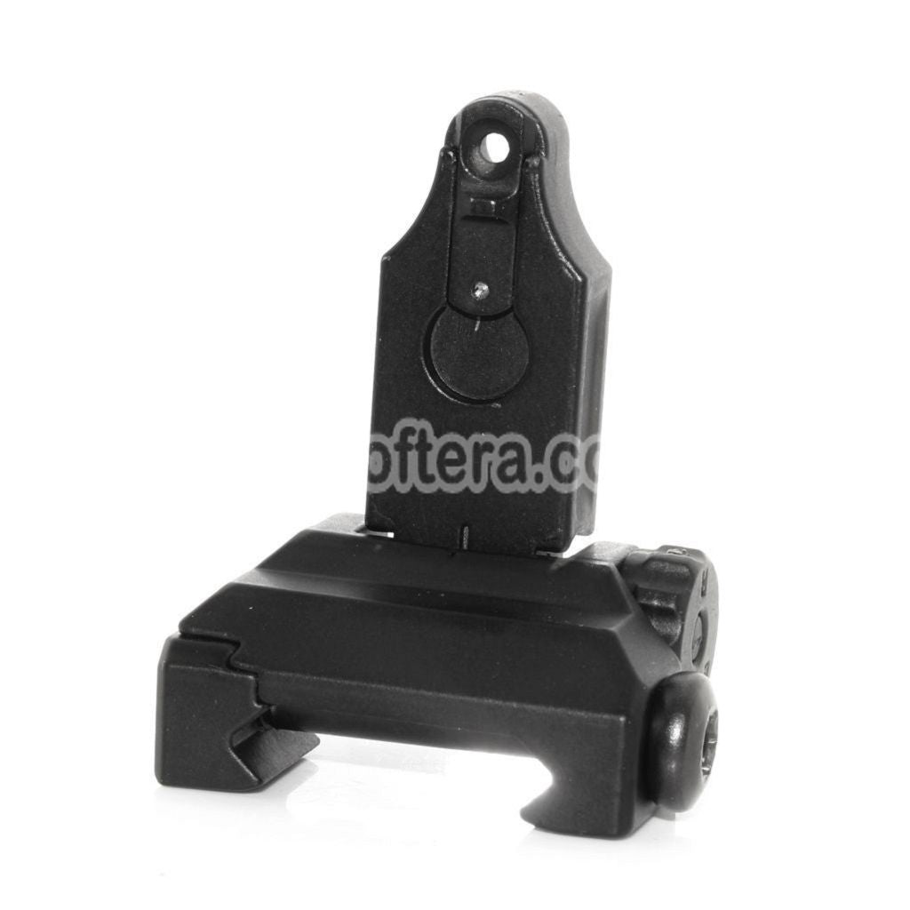 Airsoft ST Style Flip Up Folding Rear Sight For 20mm Picatinny Rail Rifles