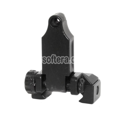 Airsoft ST Style Flip Up Folding Rear Sight For 20mm Picatinny Rail Rifles