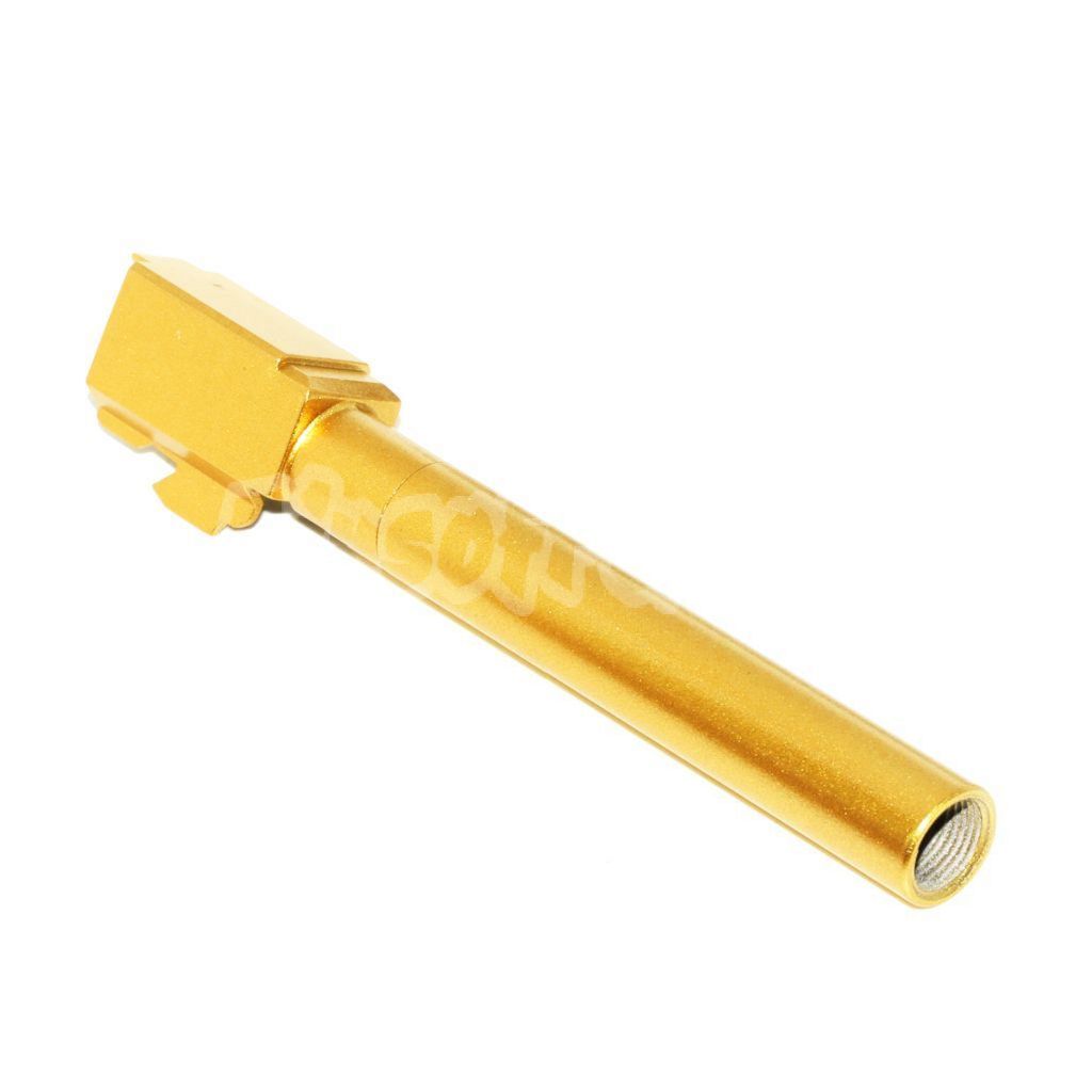 Airsoft 133mm/136mm Outer Barrel -12mm CCW For BELL ARMY Tokyo Marui G34 GBB Pistols Gold