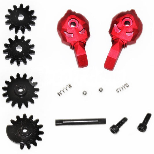Airsoft APS Skull Ambidextrous Fire Selector(Left/Right) For APS ASR PER M4 M16 AEG Rifles Red
