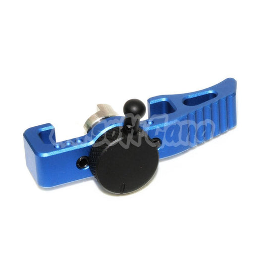 Airsoft 5KU Aluminium Selector Switch Charging Handle (Type-1) For ACTION ARMY AAP01 Series GBB Pistols Blue