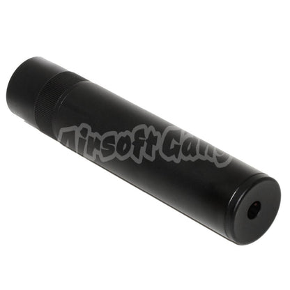 Airsoft BELL 176mm x 38mm Quick Release Ball Bearing QD Suppressor Silencer Black